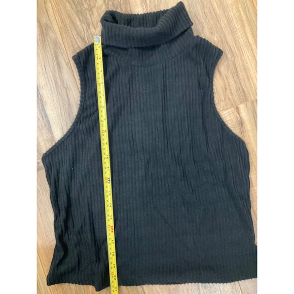 NWT SHEIN SXY Turtle Neck Ribbed Knit Top Casual Vest Size: 2XL - Picture 6 of 10